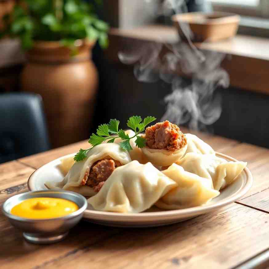 Selchfleisch Dumplings Austrian Smoked Meat